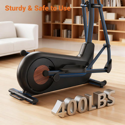 Self-Generating Elliptical Machine for Home with Easy Assembly