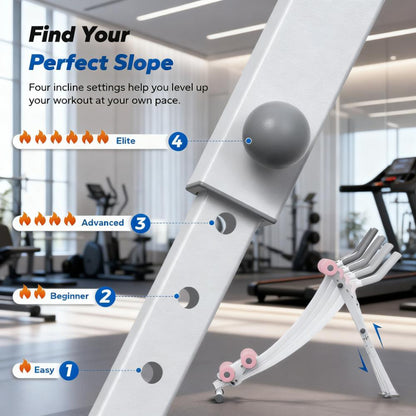 Adjustable Abdominal Trainer with Ergonomic Design for Core Workouts