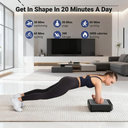 Quiet Vibration Plate Exercise Machine with Remote Control