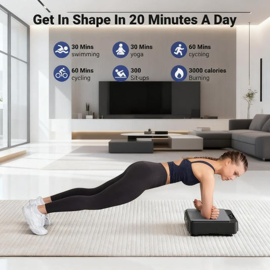 Quiet Vibration Plate Exercise Machine with Remote Control