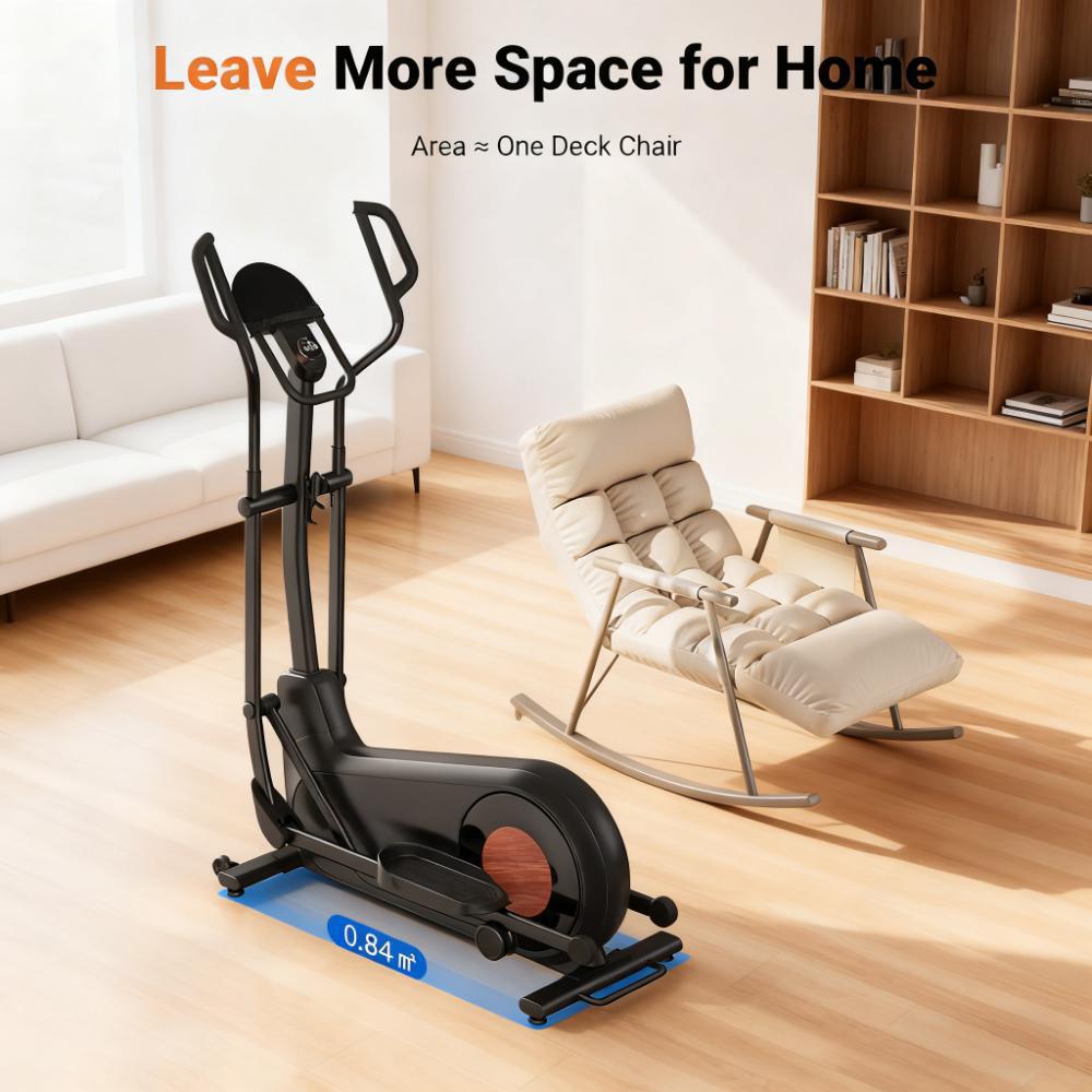 Self-Generating Elliptical Machine for Home with Easy Assembly