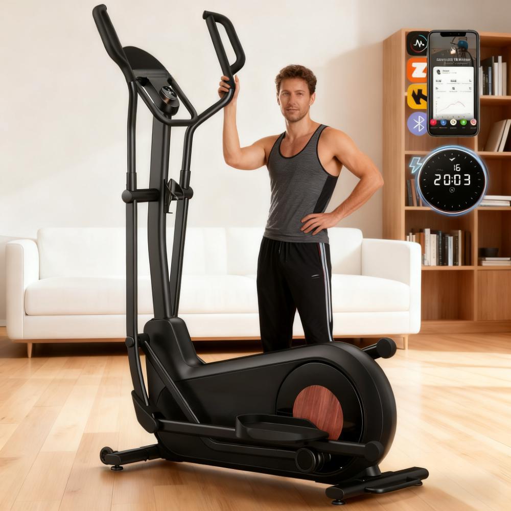 Self-Generating Elliptical Machine for Home with Easy Assembly