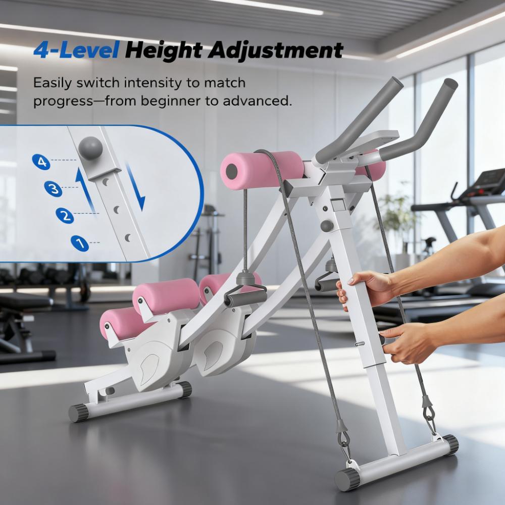 Adjustable Abdominal Trainer with Ergonomic Design for Core Workouts