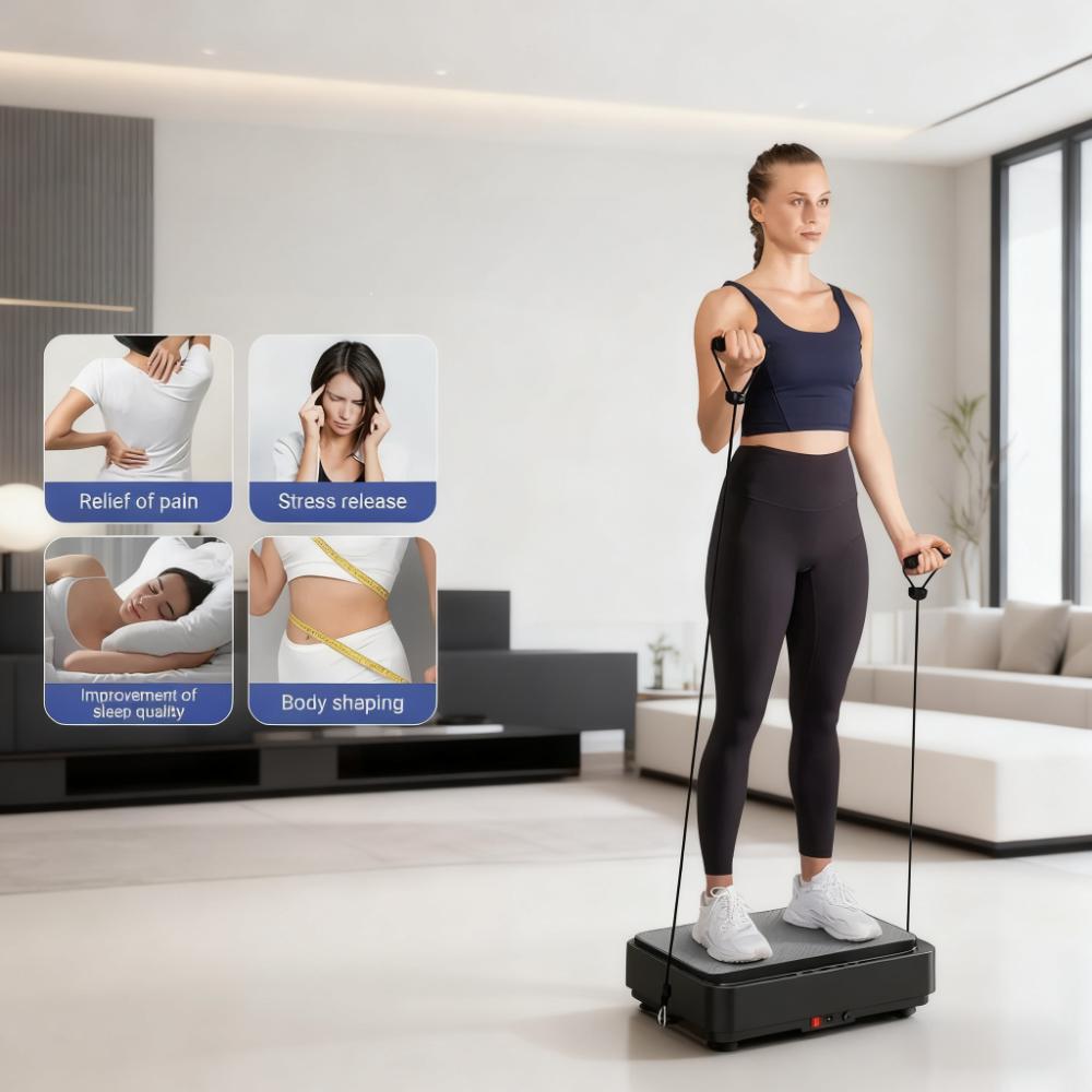 Quiet Vibration Plate Exercise Machine with Remote Control