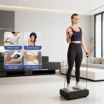 Quiet Vibration Plate Exercise Machine with Remote Control